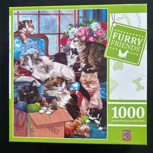 NWT Furry Friends Cat Jigsaw Puzzle - 1000 Pieces